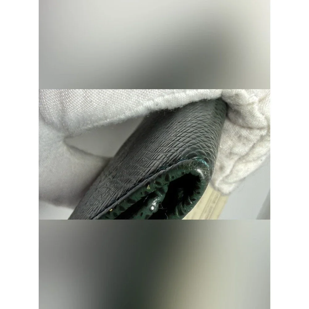 Louis Vuitton Green Taiga Leather Key Cles with Dust Bag